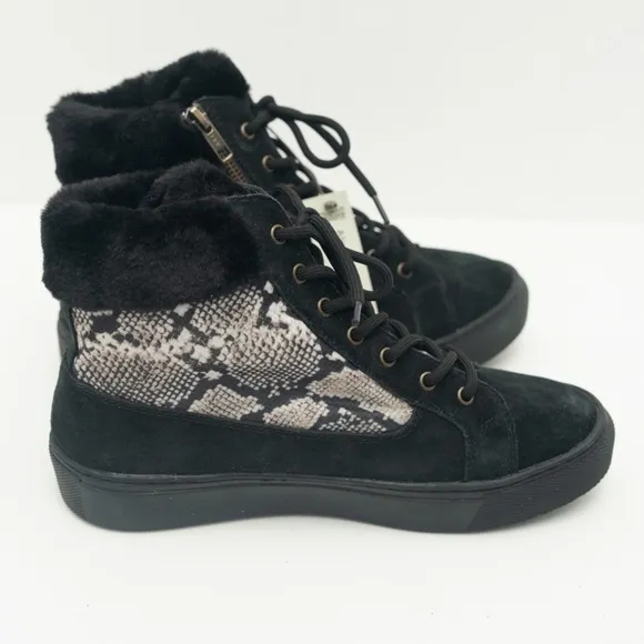 Cougar. Dublin Snake Faux Fur Winter Boots.