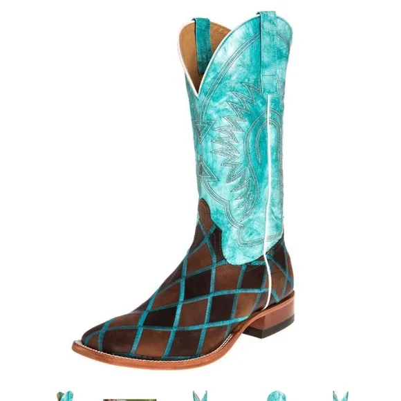 Cowboy Boots 10 D(M) US Brown size 10.5 plus free bag if