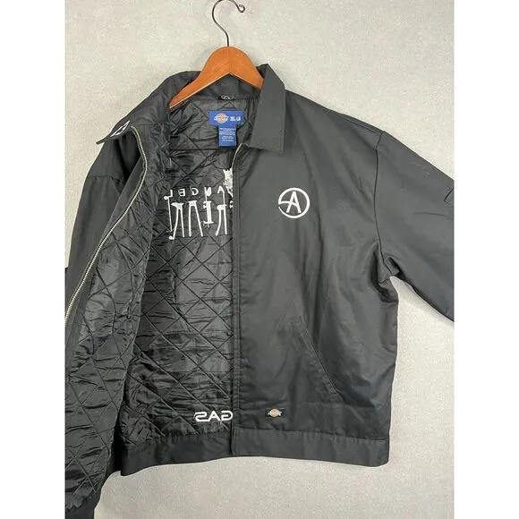 Criss Angel Mind Freak Las Vegas Jacket Size 2XL Black‎ Dickies Work Jacket Y2K