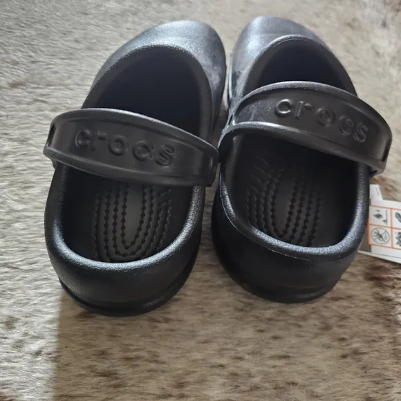CROCS Bistro UNISEX Clogs Work Shoes In Black Women's Size 10 (Men 8) NEW