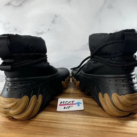 Crocs Unisex Echo Insulated Faux Fur Black Warm Boots Men’s 11 or Women’s 9