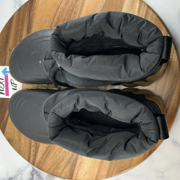 Crocs Unisex Echo Insulated Faux Fur Black Warm Boots Men’s 11 or Women’s 9