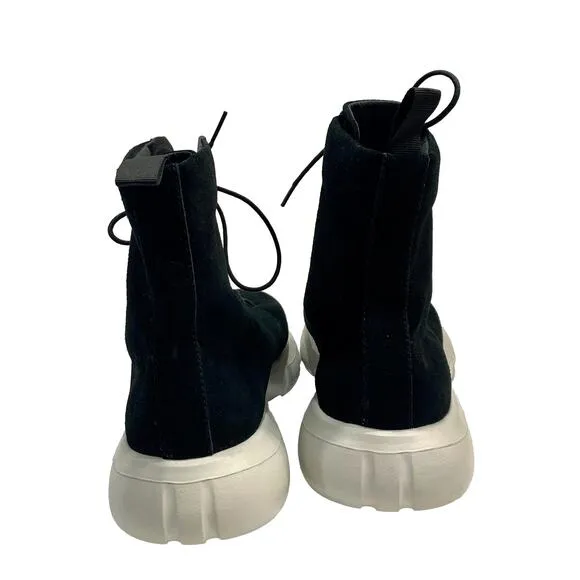 CU4TRO Black Suede NINJA Boots Sneakers | 42 Men 9 Women 10.5 | EUC