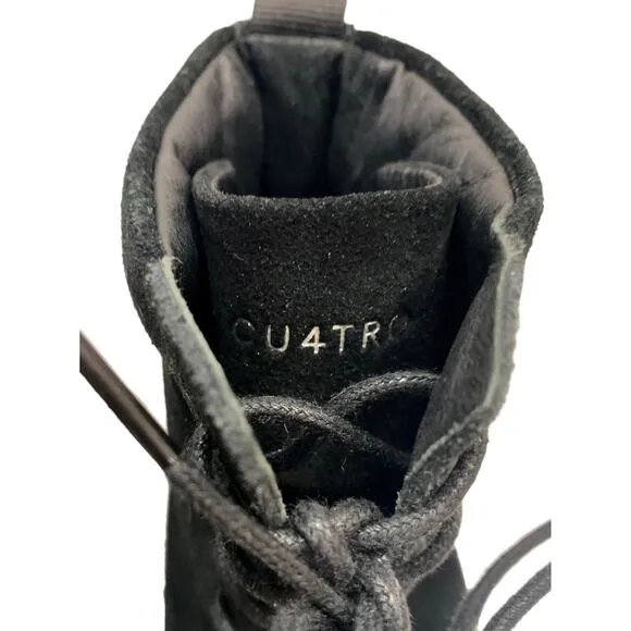 CU4TRO Black Suede NINJA Boots Sneakers | 42 Men 9 Women 10.5 | EUC