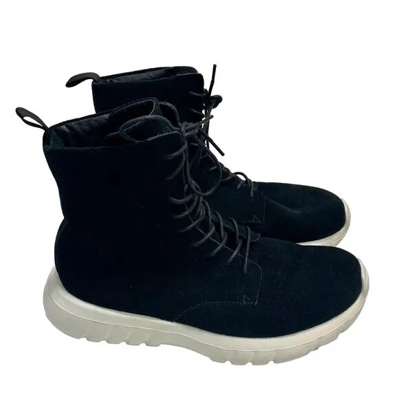 CU4TRO Black Suede NINJA Boots Sneakers | 42 Men 9 Women 10.5 | EUC