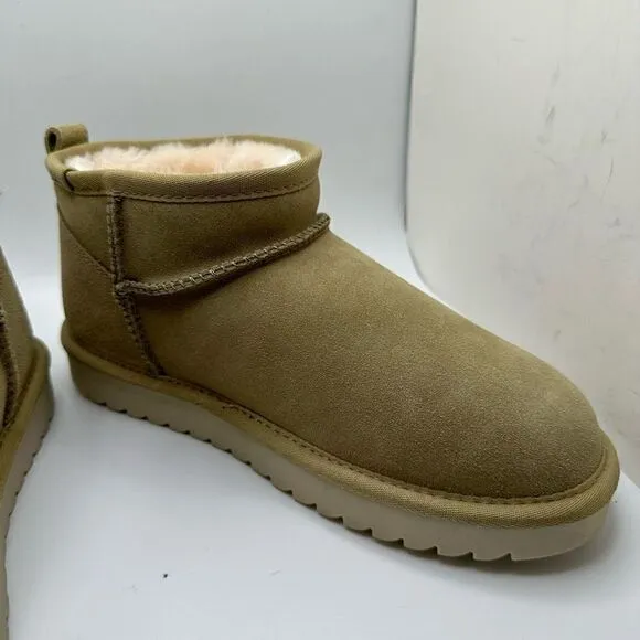 CUSHIONAIRE Women's pull on boot 6 SAND