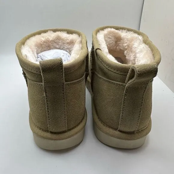 CUSHIONAIRE Women's pull on boot 6 SAND