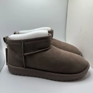 CUSHIONAIRE Women's pull on boot 10 TAUPE