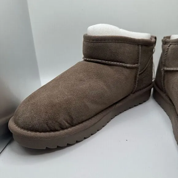CUSHIONAIRE Women's pull on boot 10 TAUPE