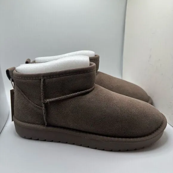 CUSHIONAIRE Women's pull on boot 10 TAUPE