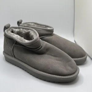 CUSHIONAIRE Women's pull on boot 7.5 GRAY