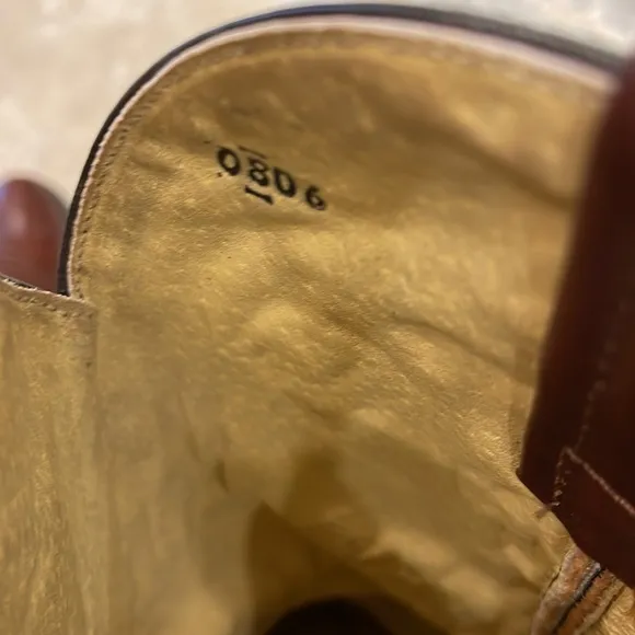 Dan Post Men Brown Leather Cowboy Western Boots 9.5D