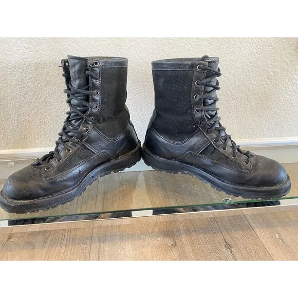 Danner ACADIA 8&quot; Black Combat Gore-Tex Boots Mens Size 9.5 D Made In USA 21210