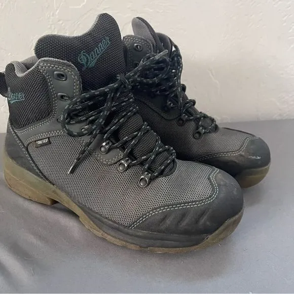 Danner Hiking outdoor boots Size 8 Grey Turquoise