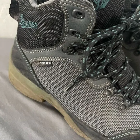 Danner Hiking outdoor boots Size 8 Grey Turquoise