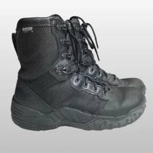 Danner Mens Scorch 8&quot; Leather Textile Side-Zip Tactical‎ Boots Black Size 10 D