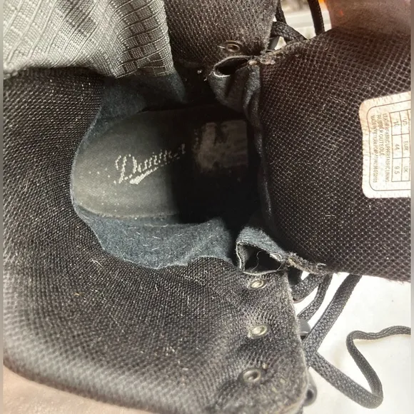 Danner Mens Scorch 8&quot; Leather Textile Side-Zip Tactical‎ Boots Black Size 10 D