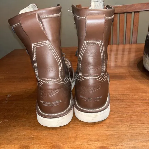 DANNER USA Power Foreman Brown Boots GORE-TEX 15210 Steel Toe Men’s Size 9.5 D