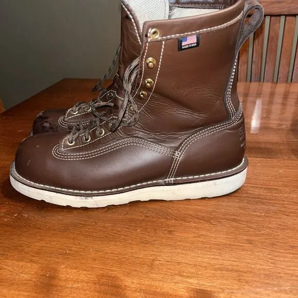 DANNER USA Power Foreman Brown Boots GORE-TEX 15210 Steel Toe Men’s Size 9.5 D
