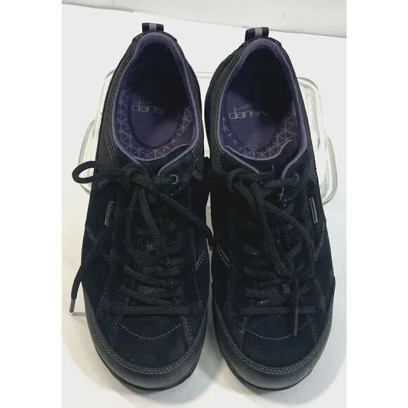 Dansko Black Waterproof Sneakers Shoes Size US 7.5-8 US 38 EU Vibram