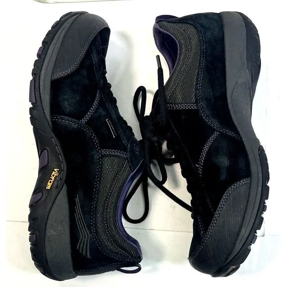 Dansko Black Waterproof Sneakers Shoes Size US 7.5-8 US 38 EU Vibram
