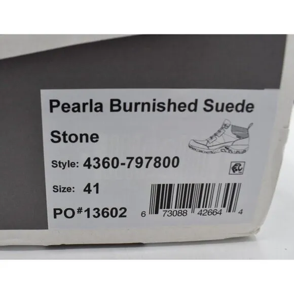Dansko Womens Size EU 41 US 10.5-11 Pearla Burnished Suede Waterproof Boots