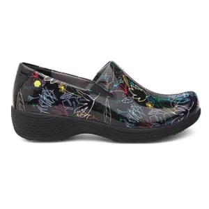 Dansko Work Wonders | Coral Leaf Patent Leather Slip-On Shoes | Size 38