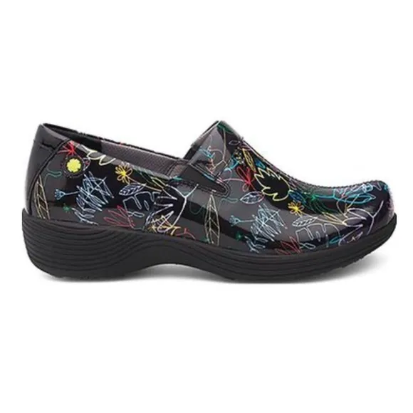 Dansko Work Wonders | Coral Leaf Patent Leather Slip-On Shoes | Size 38