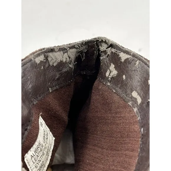 Denim &amp; Supply By Ralph Lauren Brown Suede Fringe Western Boots Size 9-B USA