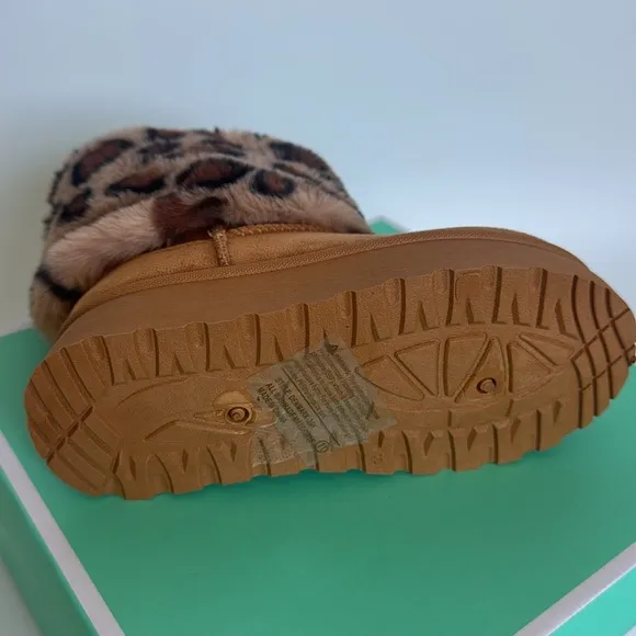Denmark Leopard Print Faux Fur Boots 11