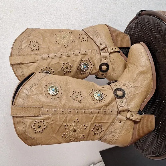 Dingo Addie Western Boots Women Size 7.5 M