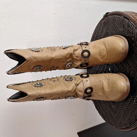 Dingo Addie Western Boots Women Size 7.5 M