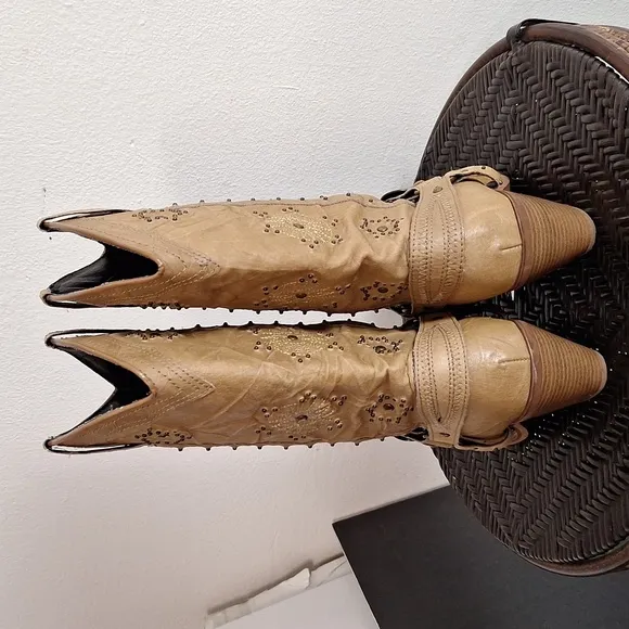 Dingo Addie Western Boots Women Size 7.5 M