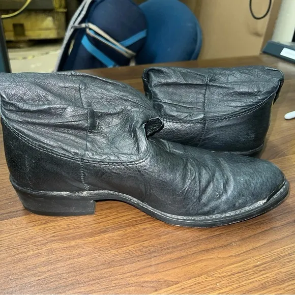 Dingo Men’s Amsterdam Boots Cowboy Metal DI15240 Leather Moto Black Size 10D
