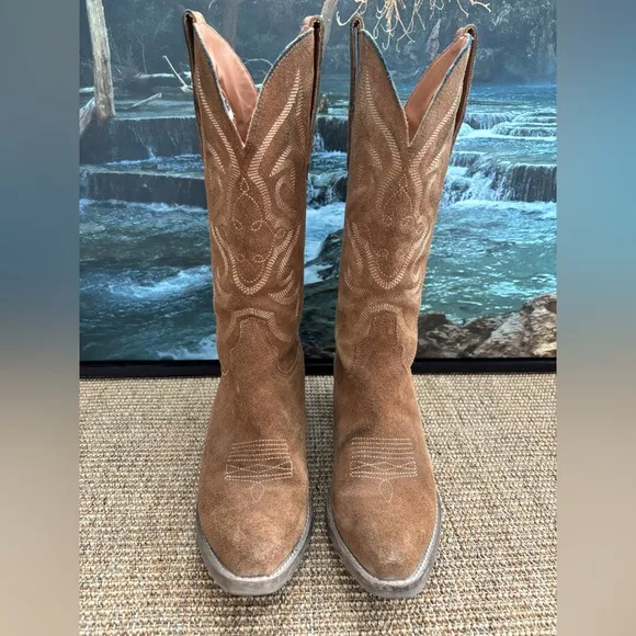 Dingo Women’s Out West Camel Cowgirl Boots