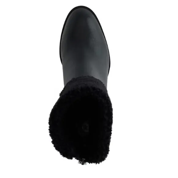 DKNY Women's Powell Wedge Booties in Smooth Black NEW Size 7.5