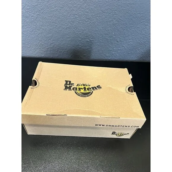 Doc Dr Martens Jadon Black Patent Leather Platform Combat Boots Women's Size 7
