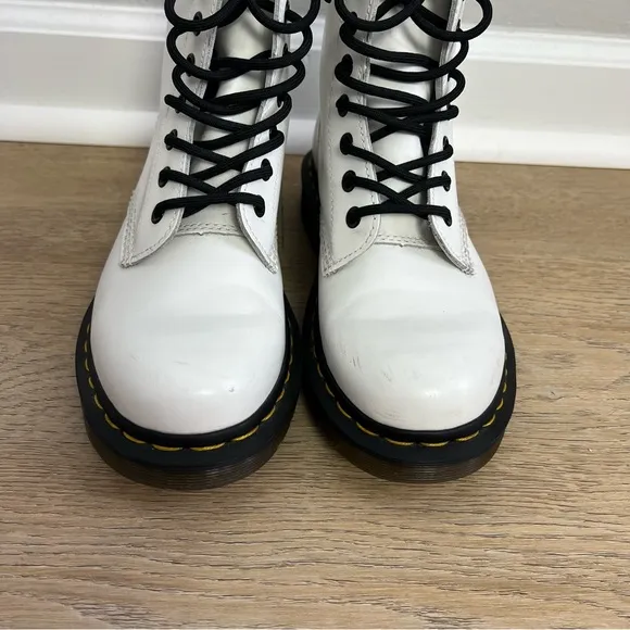 Doc Martens 1460 Combat Lace Up Mid Calf Boots