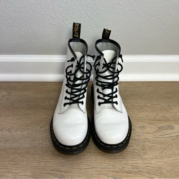 Doc Martens 1460 Combat Lace Up Mid Calf Boots