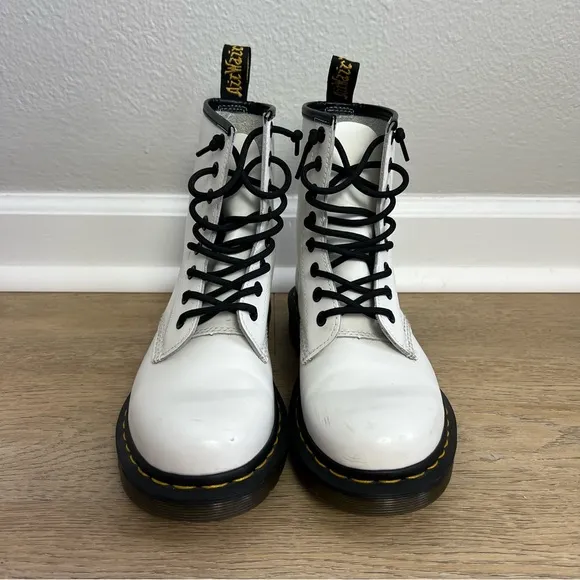 Doc Martens 1460 Combat Lace Up Mid Calf Boots