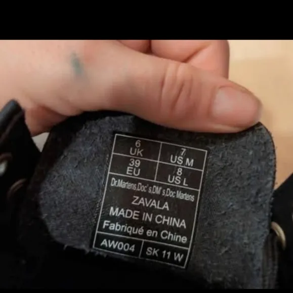 Doc Martin Zavala Black boots