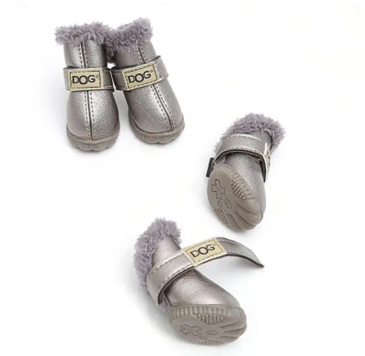 Dog Thick Snow Boots | Warm & Waterproof Winter VIP Shoes for Dogs