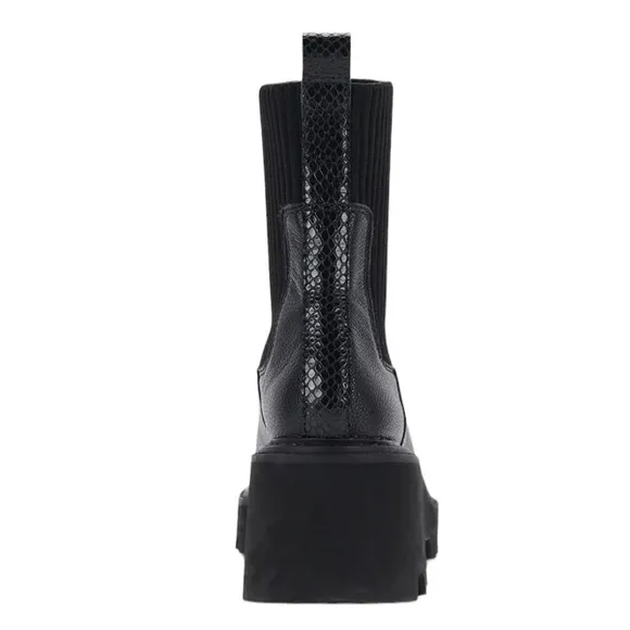 Dolce Vita Hoven H2O Boots Onyx Leather, size 9.5, EUC, In box, $120