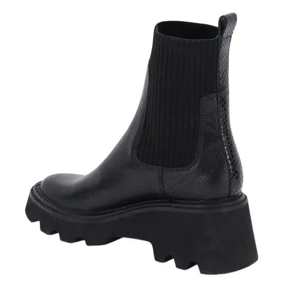 Dolce Vita Hoven H2O Boots Onyx Leather, size 9.5, EUC, In box, $120
