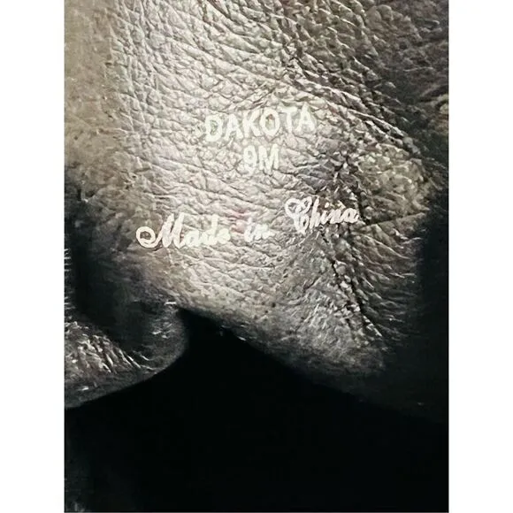 Donald J Pliner Dakota Womens Black Suede calf hair Wedge Ankle Booties Size 9M