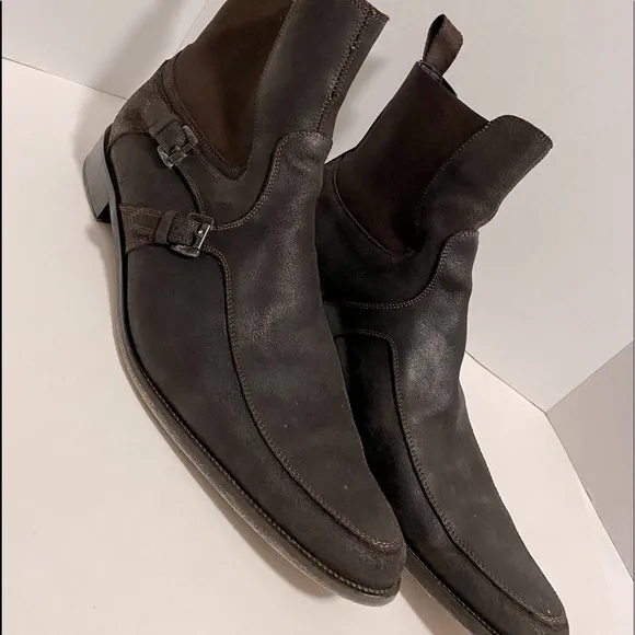 Donald J. Pliner Men Pointed Toe Ankl Boots