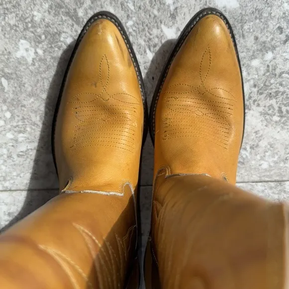 Double H Cowboy Boots Size 8 D Men