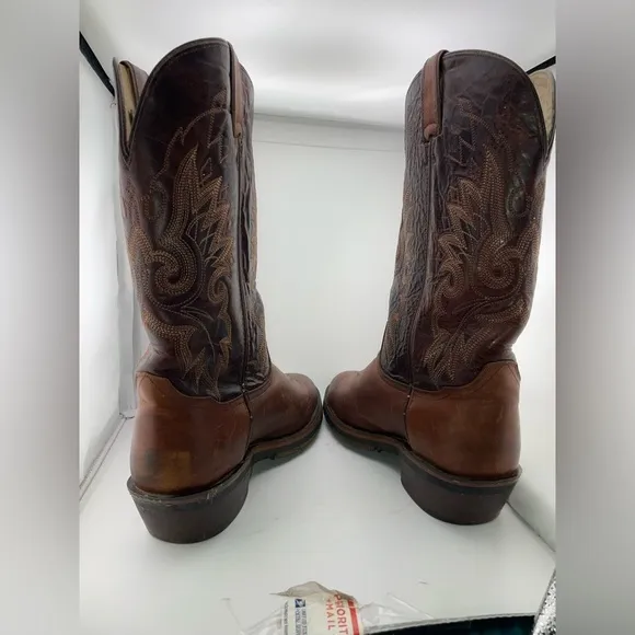 Double H HH Western Cowboy Men Size 12 Leather Boot-  Style 1562​​