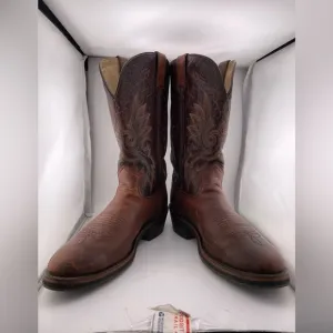 Double H HH Western Cowboy Men Size 12 Leather Boot-  Style 1562​​