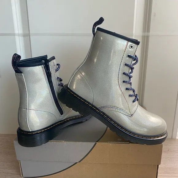 Dr. Martens 1460 Glitter Combat Boots- SZ Women 6
